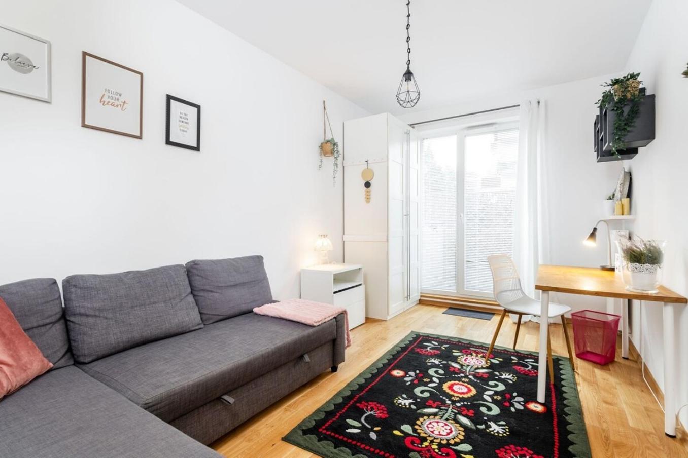 Modern 70M Apartment With Private Garden Metro Warsawa Bagian luar foto